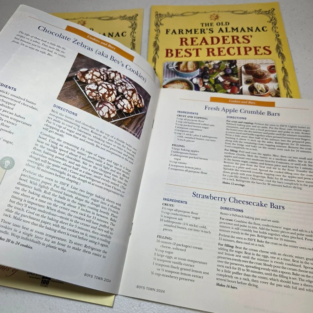 Old Farmers Almanac Best Recipes Everyday Baking 2021 2024 Lot of 4‎